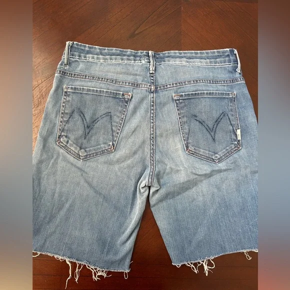 MOTHER Light Blue Denim Shorts - Picture 6 of 10